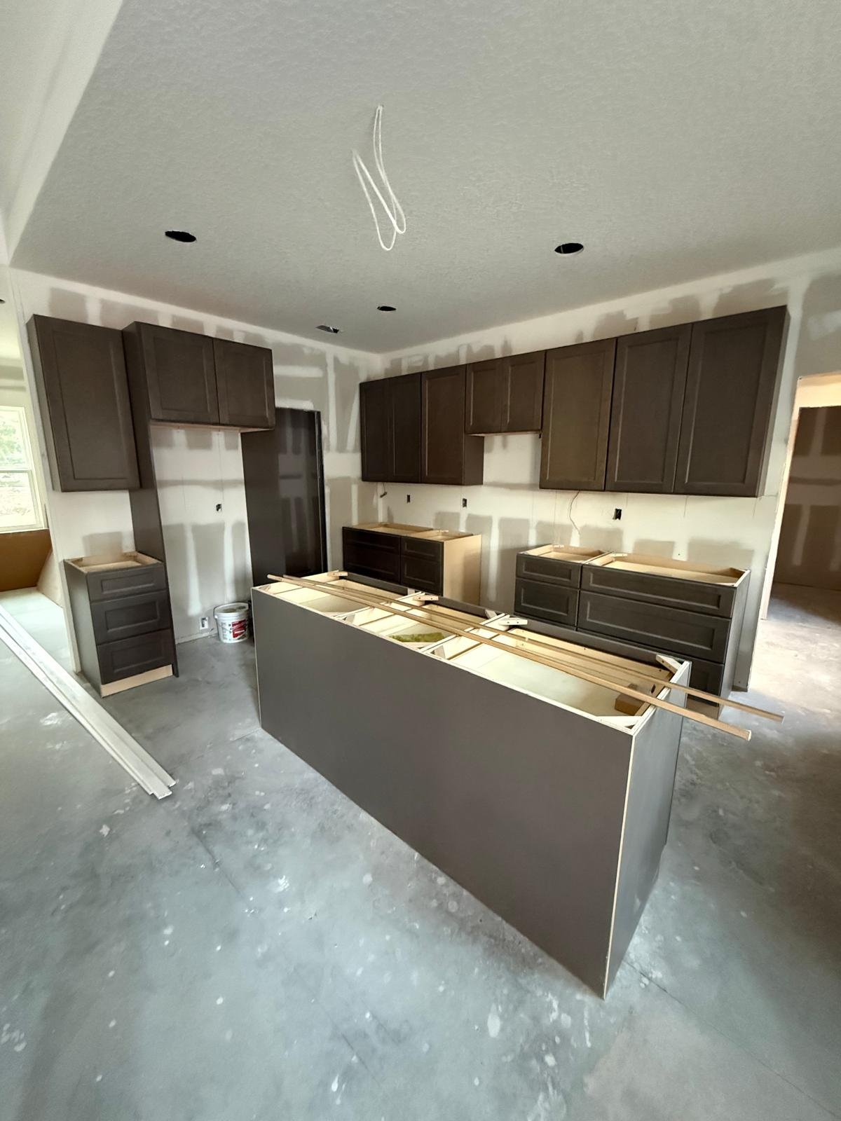 Custom kitchen cabinets installed by Blauth's Constructions